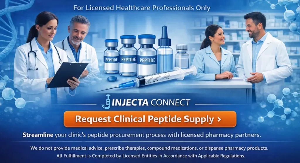 clinical peptide supply for licensed healthcare professionals