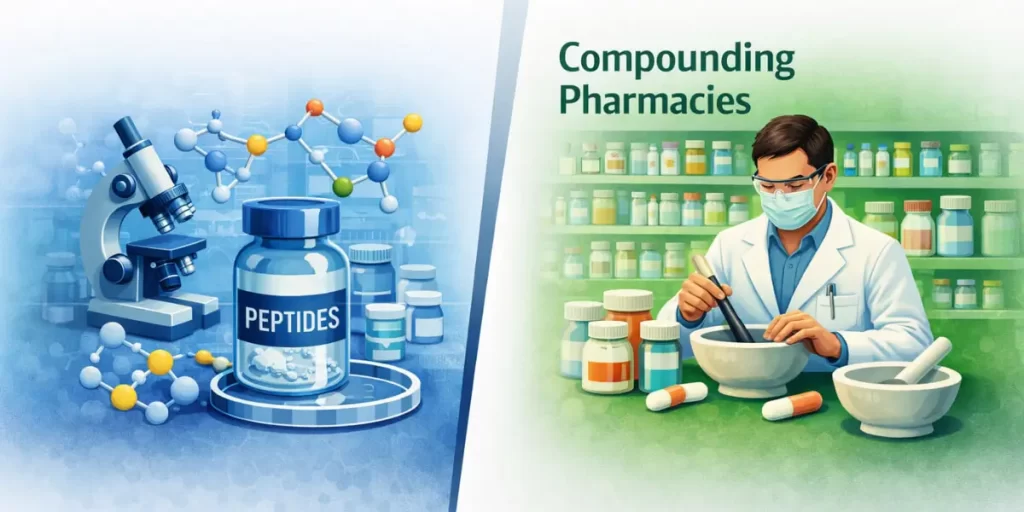 peptide supplier vs compounding pharmacy