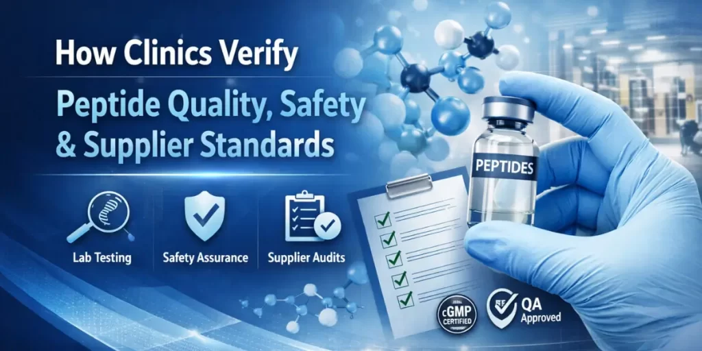how clinics verify peptide quality