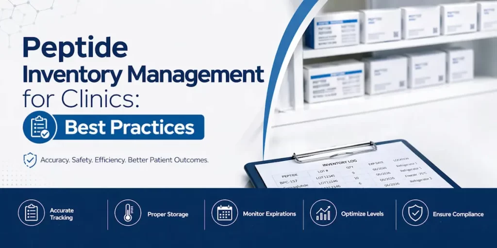peptide inventory management for clinics